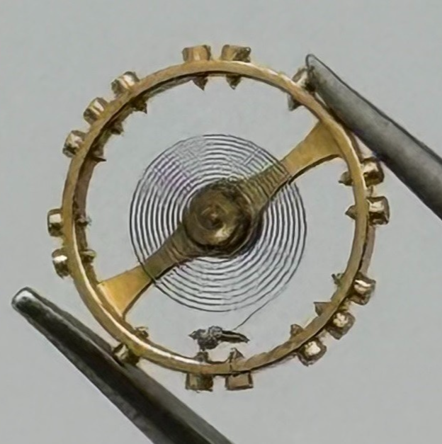 AS 976 1012 Balance Wheel Complete And Spring Renata 532 M Watch Movement Parts