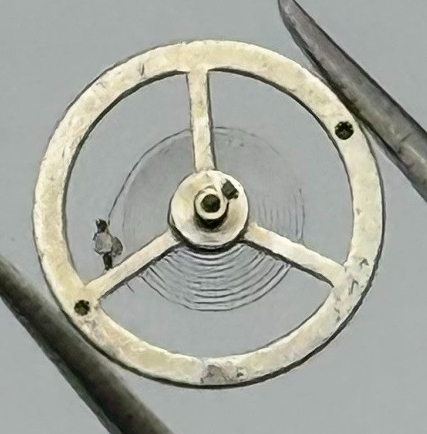 EB 1612 Balance Wheel Complete And Spring 6¾ x8’’’ 4633 Watch Movement Parts NOS