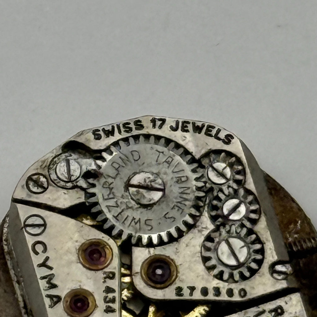 Cyma R434K Watch Movement Cymaflex 17 Jewels Swiss Manual Wind Parts 11.5mm