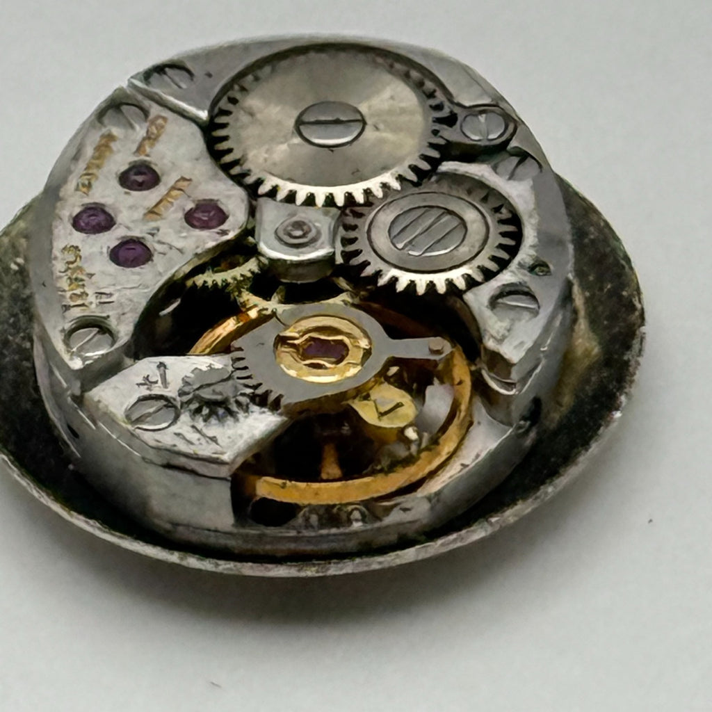 Zenith 1100 Watch Movement Movado Fries Ladies 17 Jewels Manual Wind Parts 11.6m