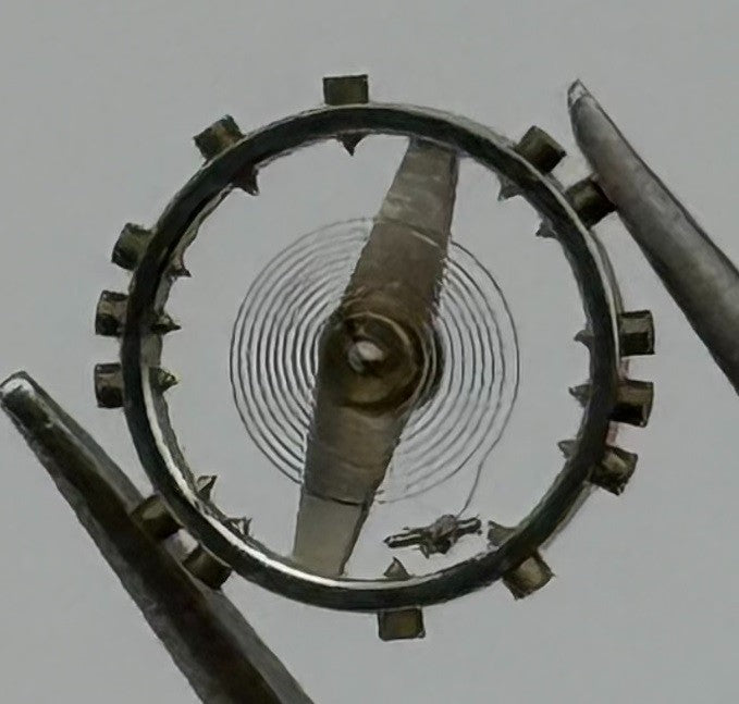 AS 976 1012 Balance Wheel Complete And Spring 29 M Watch Movement Parts NOS