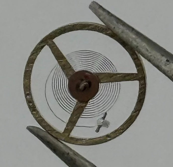 AS 1977-2 Balance Wheel Complete And Spring Renata 1831 Watch Movement Parts NOS