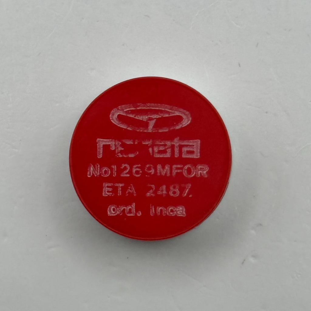 ETA 2487 Balance Wheel Complete And Spring Renata 1269 Watch Movement Parts NOS