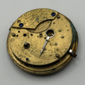English Lever Fusee Pocket Watch Movement - G.H. Roc Cambridge - Parts / Repair