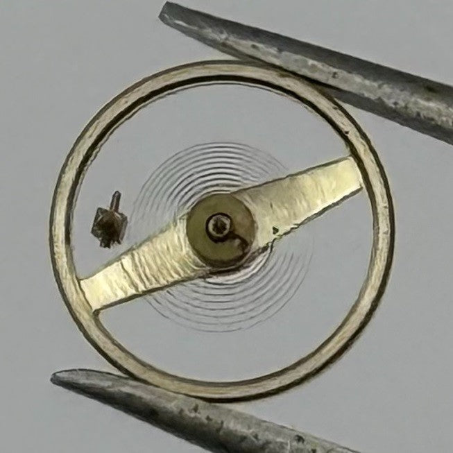 Ebosa 86 87 Balance Wheel Complete And Spring 8¾’’’ 1249 Watch Movement Parts