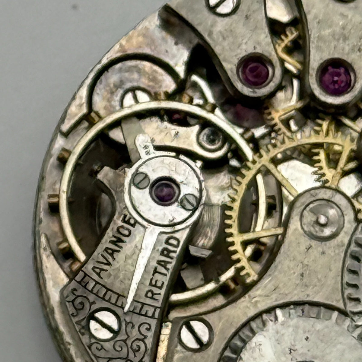 Unidentified 996 Watch Movement Manual Wind Vintage Parts Repair 24.2mm