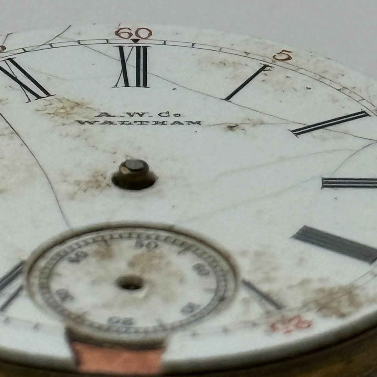 Waltham Grade G Watch Movement Seaside Quality Model 1882 American 1s Parts