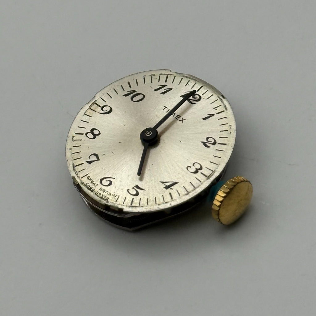 Timex 482 Watch Movement Great Britain 0 Jewel Manual Wind Parts Repair 18.1mm