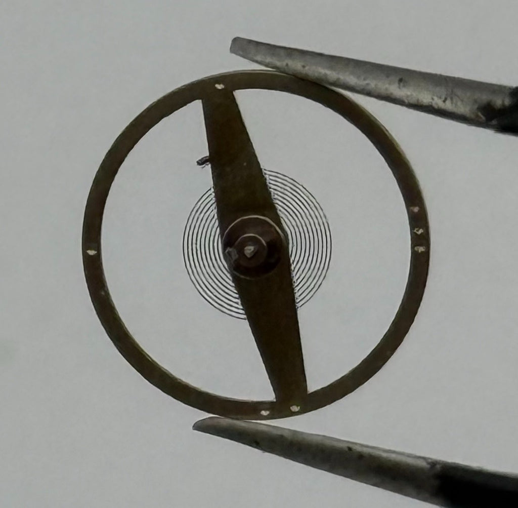 Forster 194 Balance Wheel Complete And Spring 1588 Watch Movement Parts NOS