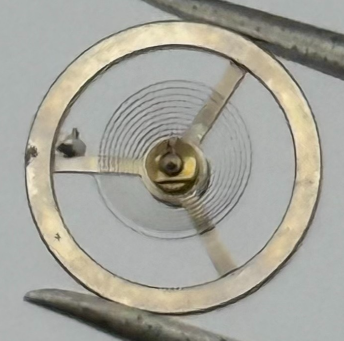 EB 1612 Balance Wheel Complete And Spring 6¾-8’’’ 950 Watch Movement Parts NOS