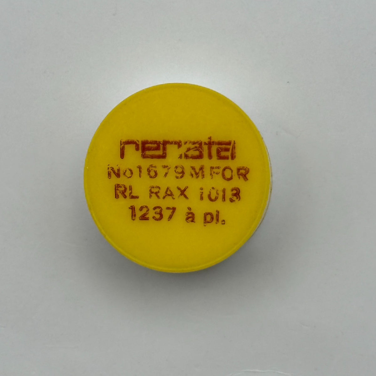 RL Rax 1013 1237 Balance Wheel Complete And Spring 1679 Watch Movement Parts NOS