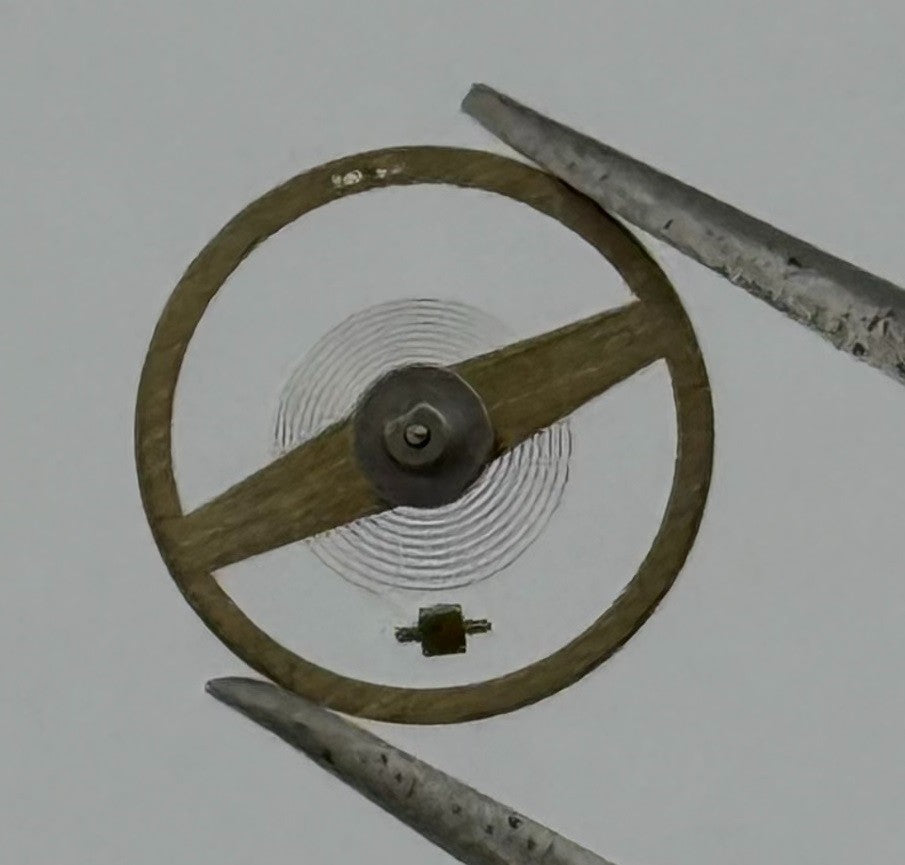 Ebosa 52 54 Balance Wheel Complete And Spring 5¼’’’ 3803 Watch Movement Parts
