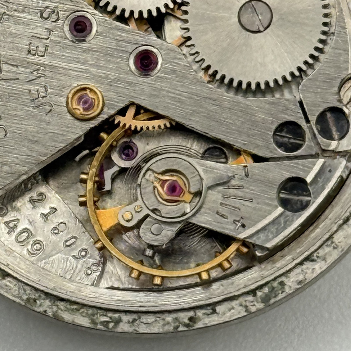 Poljot 2409 Watch Movement - Sekonda Dial - Ticking - For Parts / Repair