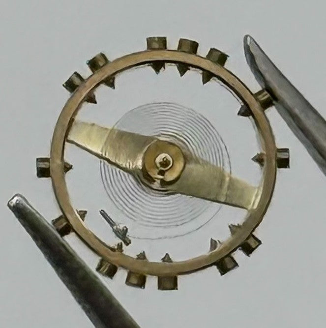 AS 976 1012 Balance Wheel Complete And Spring Renata 532 M Watch Movement Parts