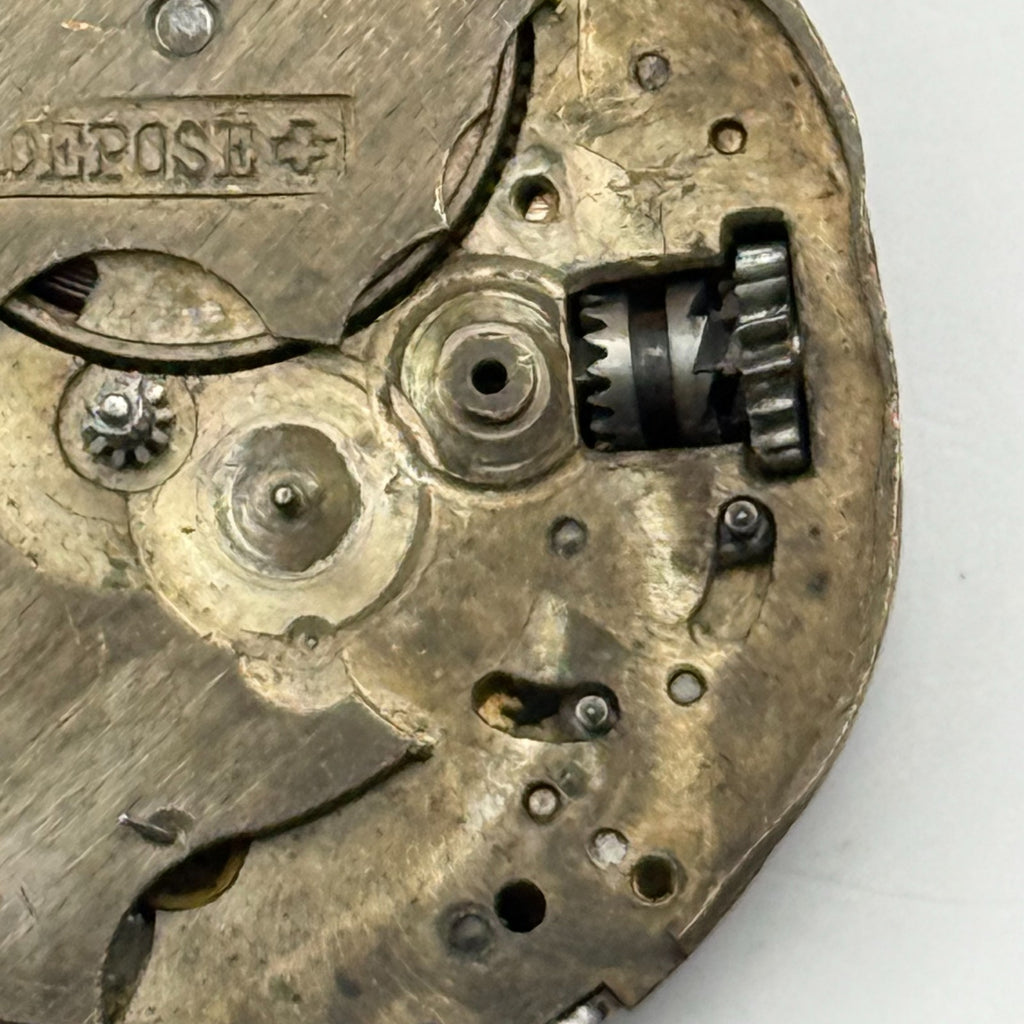 Lady La Berta Watch Movement R. Lapanouse? Swiss Manual Wind Parts Repair 29.4mm