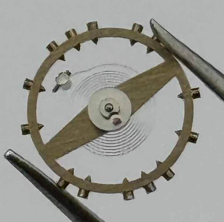 AS 1240 Balance Wheel Complete And Spring 8¾’’’ Renata 49 M Watch Movement Parts