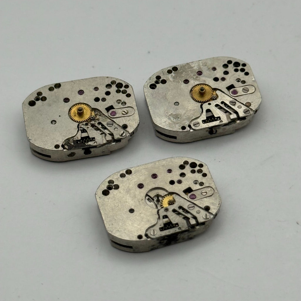 Zaria Luch 1800 Watch Movement Soviet USSR Ladies x 3 Pieces Parts Repair 14mm