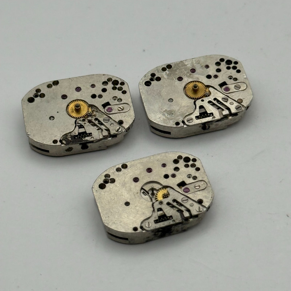 Zaria Luch 1800 Watch Movement Soviet USSR Ladies x 3 Pieces Parts Repair 14mm