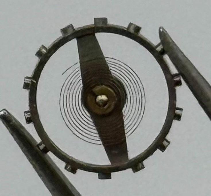 EB 1225 Balance Wheel Complete And Spring 5¼’’’ Renata 112 Watch Movement Parts