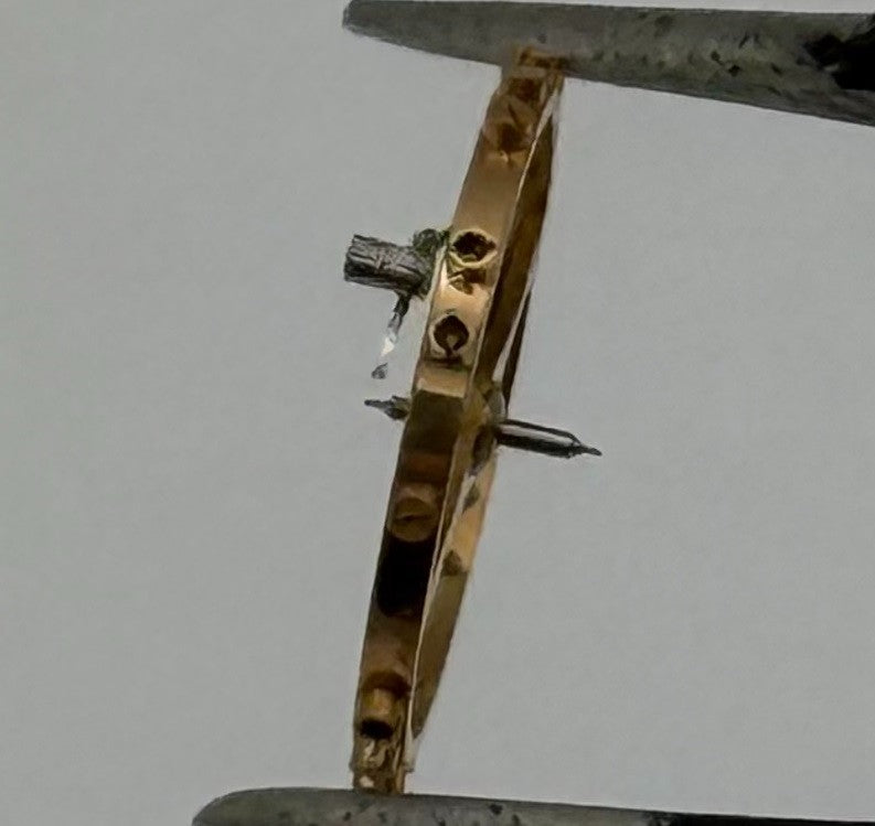 AS 1220 Balance Wheel Complete And Spring 10½’’’ 47 Watch Movement Parts NOS