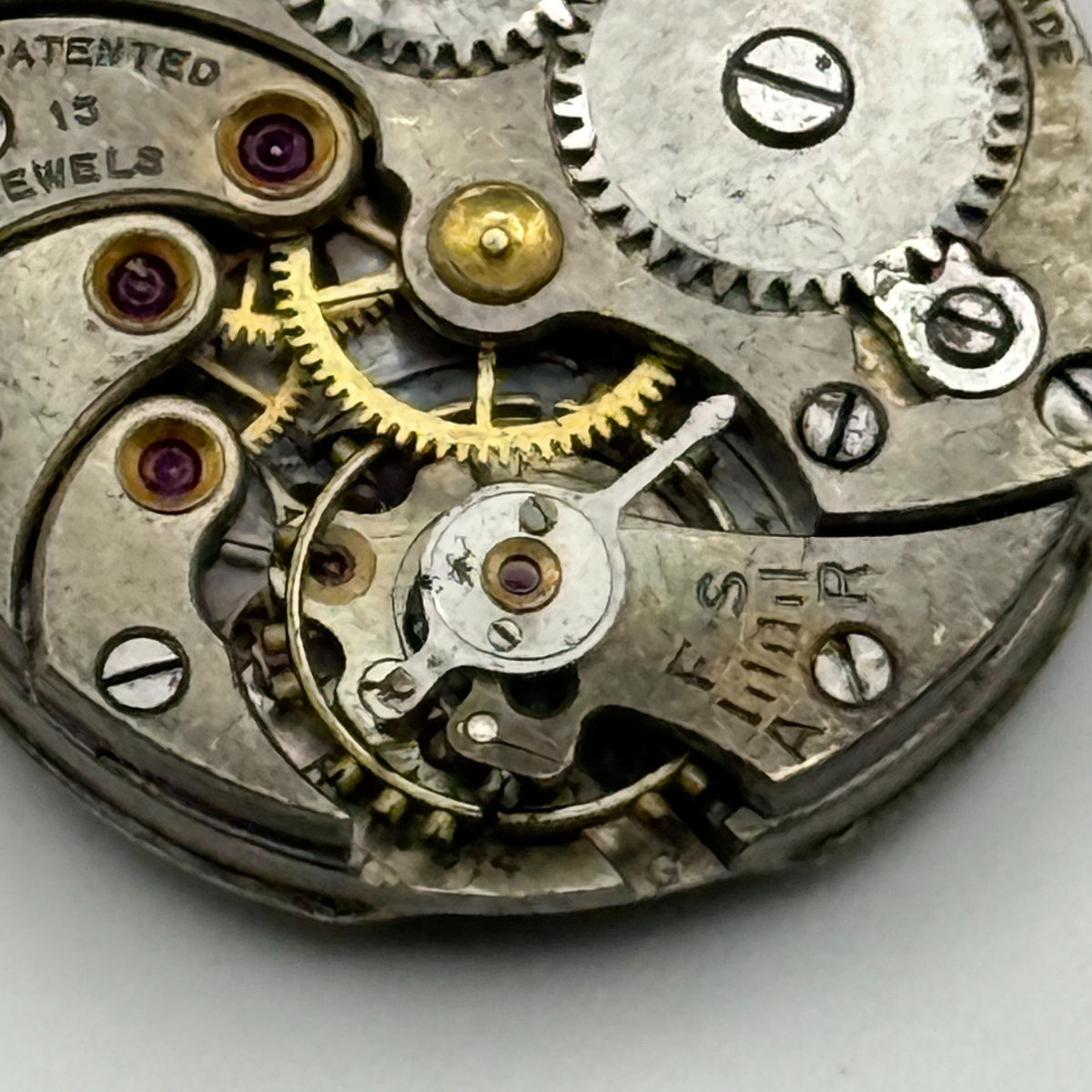 Cyma 814 Watch Movement - 15 Jewels - For Parts / Repair - 19.5mm