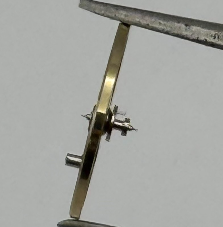 Foerster 150 187 Kif Balance Wheel Complete And Spring Watch Movement Parts NOS