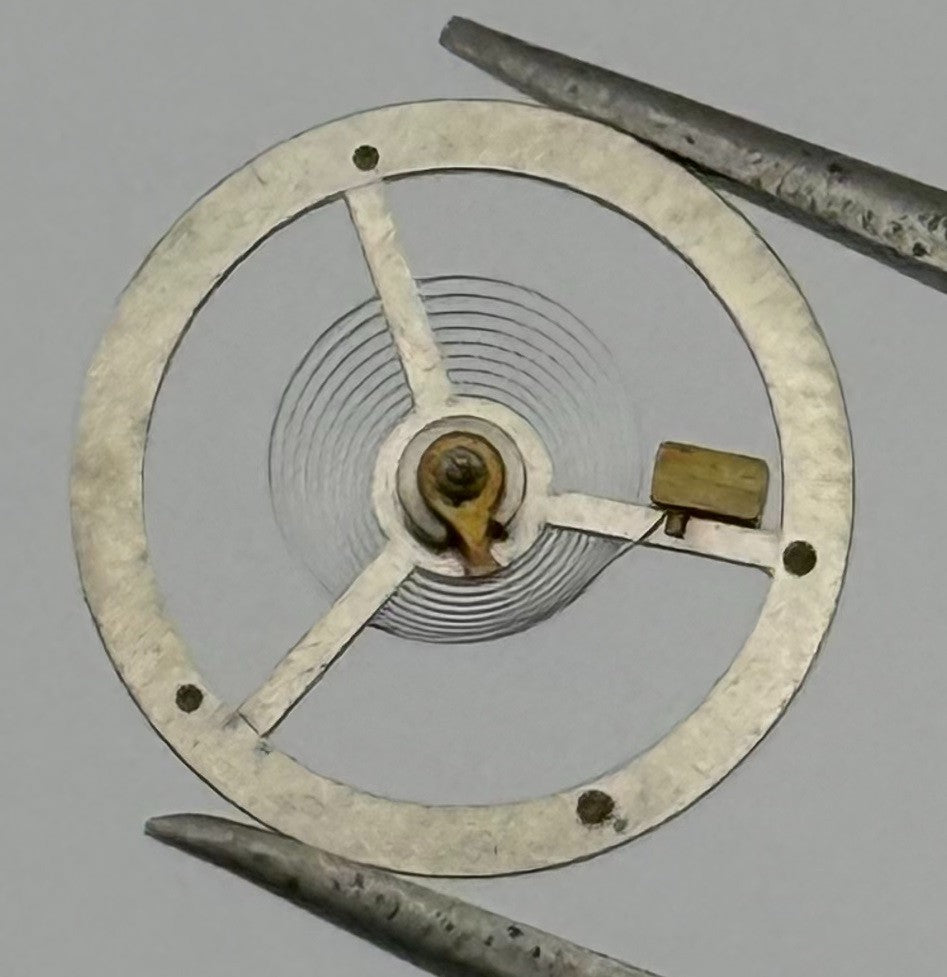 Desa 120 Balance Wheel Complete And Spring Renata Watch Movement Parts NOS