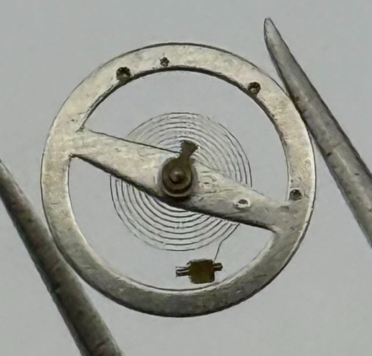 Roseba 8 Balance Wheel Complete And Spring 10½’’’ 2896 Watch Movement Parts NOS