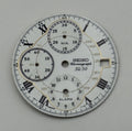 Seiko 7T32-7038 Watch Dial Chronograph Alarm SQ 50 Spare Parts Repair 27.4mm