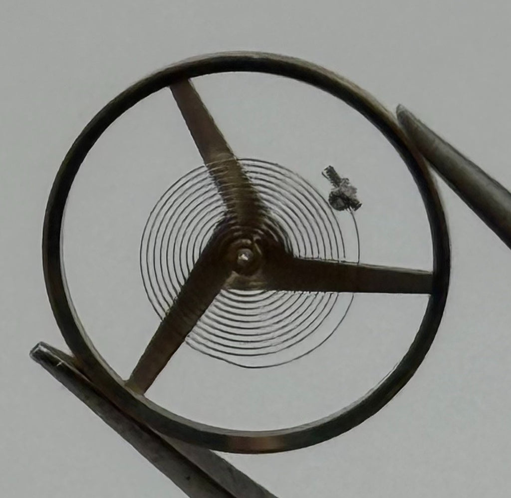 AS 1900 1906 Balance Wheel Complete And Spring Renata 1577 Watch Movement Parts