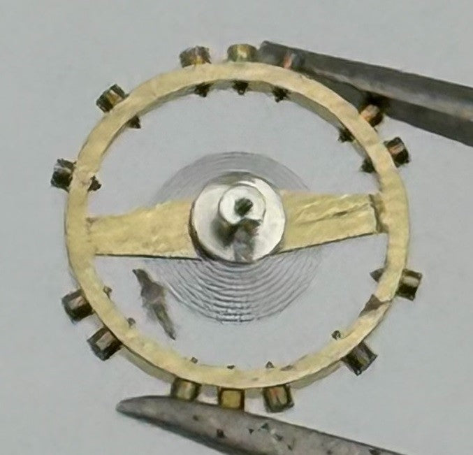 Unitas 530 Balance Wheel Complete And Spring 5¼’’’ Watch Movement Parts NOS