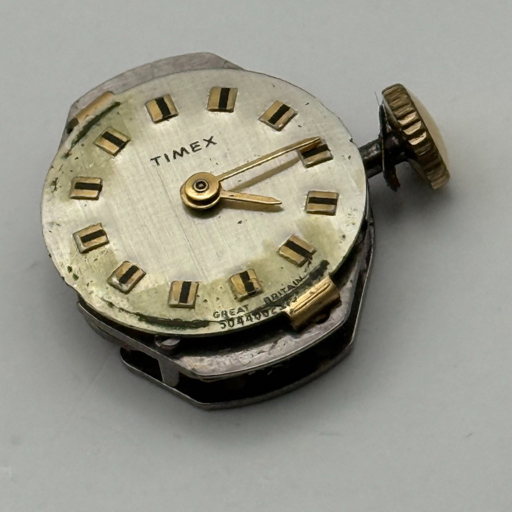 Timex 456 Watch Movement Great Britain Vintage Manual Wind Parts Repair 18mm