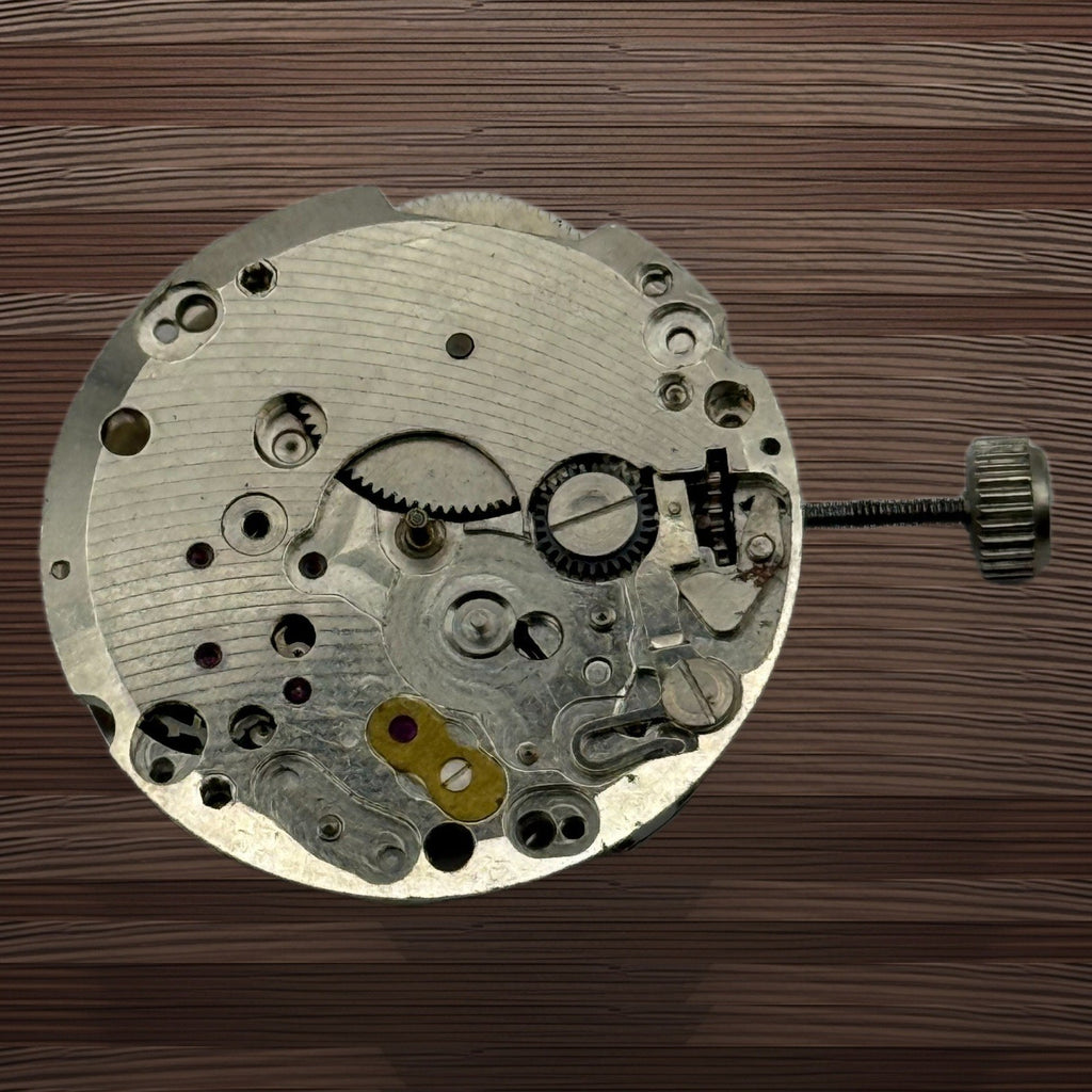 NU Watch Movement - 17 Jewels Adjusted - For Parts / Repair - 23.4mm