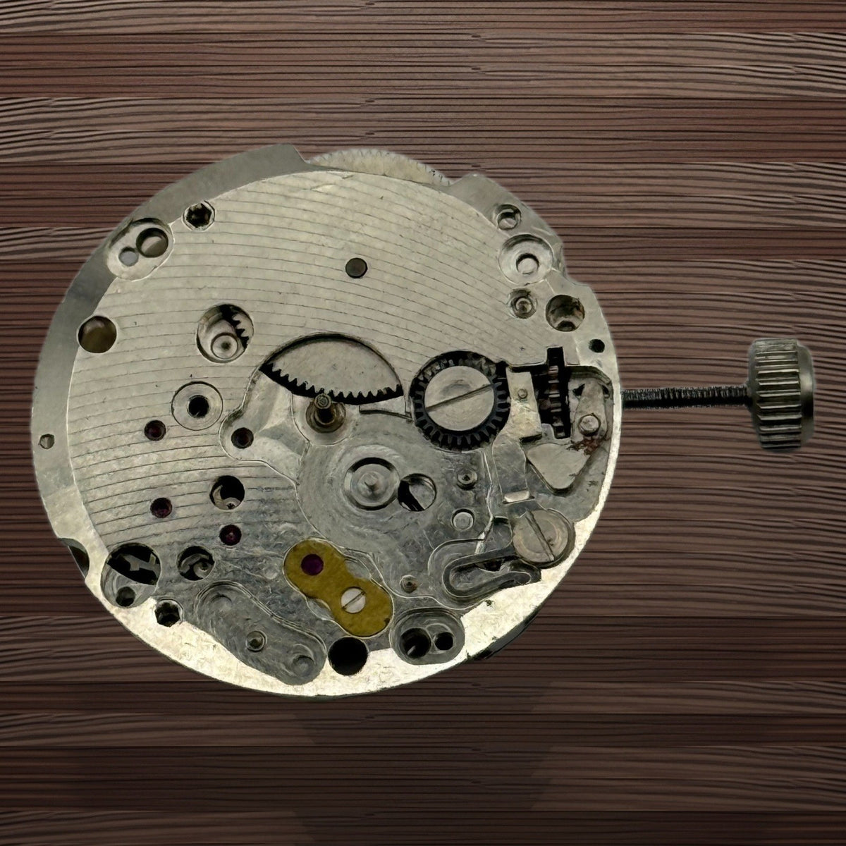 NU Watch Movement - 17 Jewels Adjusted - For Parts / Repair - 23.4mm