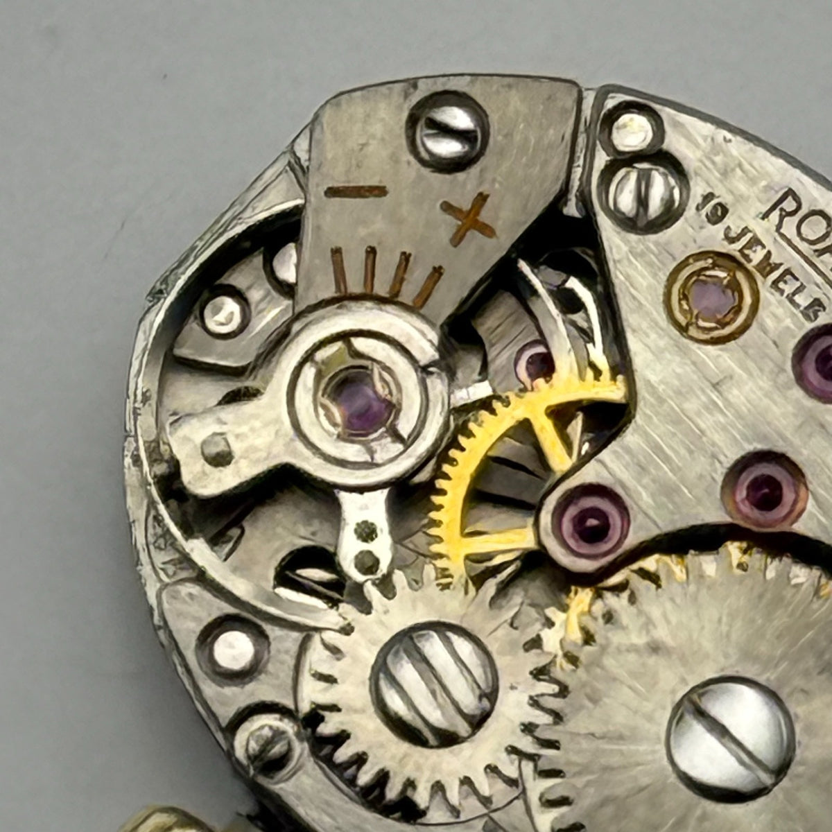 MST 466 Watch Movement Roamer 19 Jewels Swiss Manual Wind Parts Repair 13.1mm