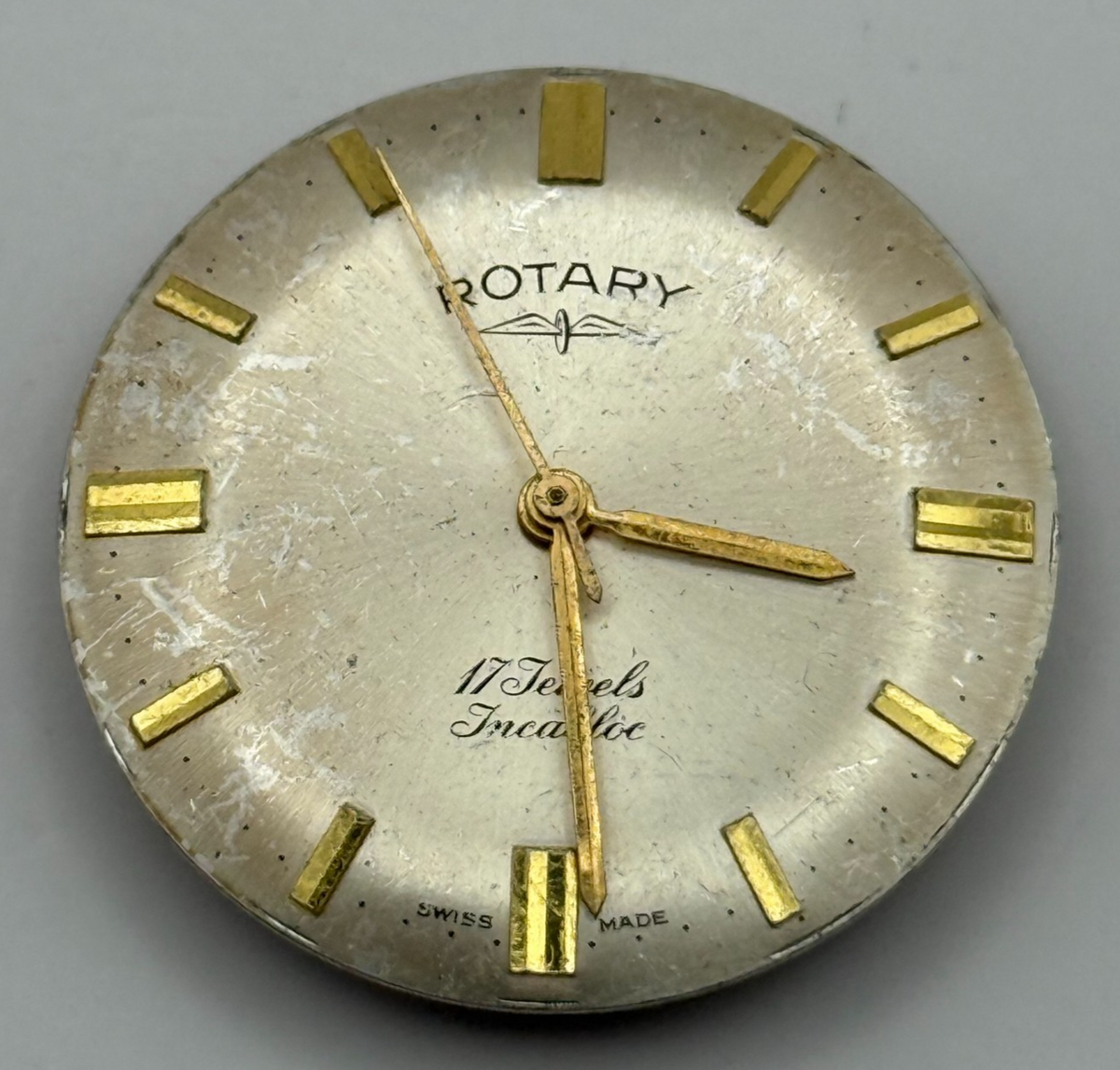 AS 1795 Watch Movement - A. Schild 1795 Rotary - For Parts / Repair - 25.8mm
