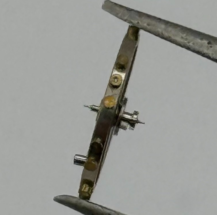 ETA 790 Balance Wheel Complete And Spring 8¾''' Watch Movement Parts NOS