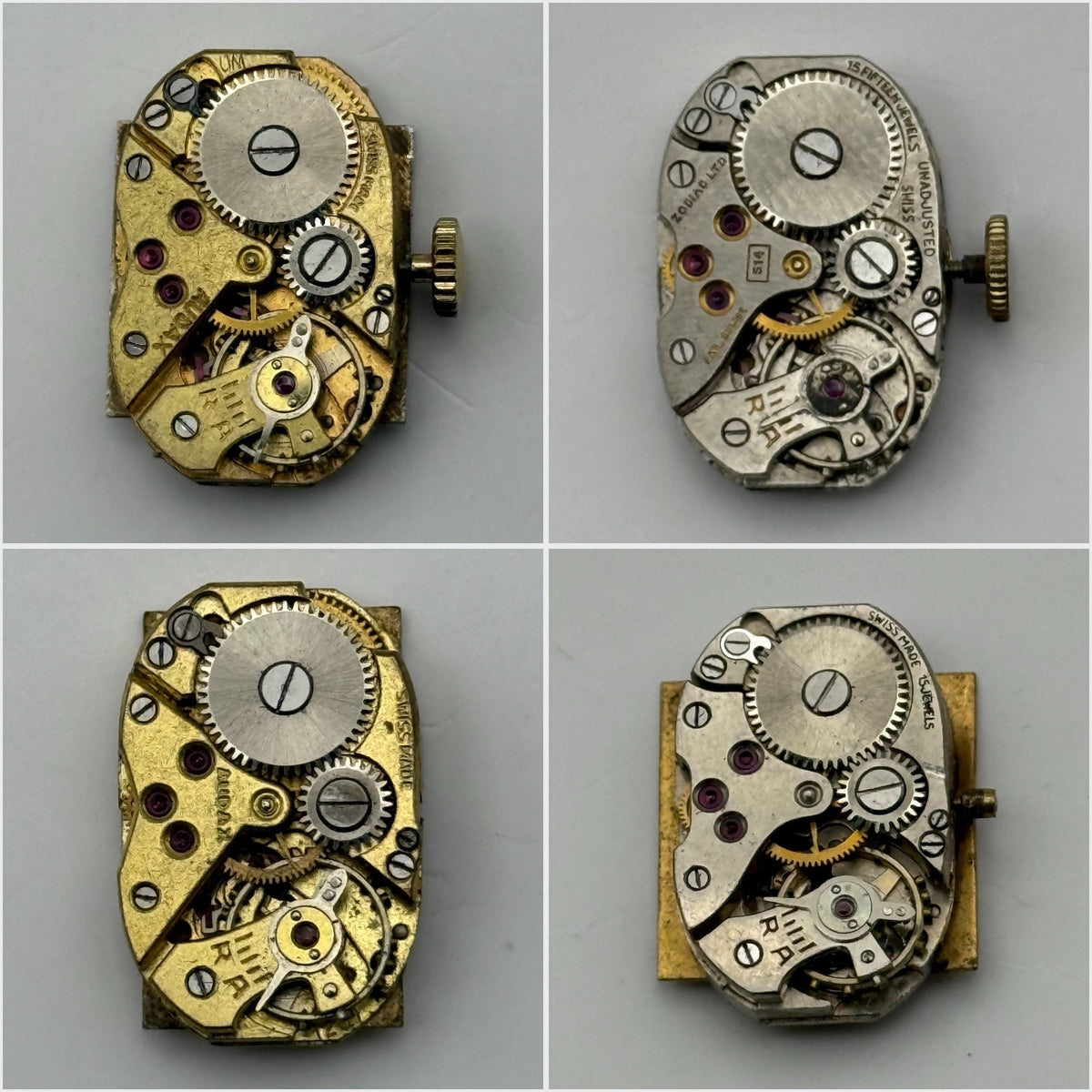Audax / ETA 1201 Watch Movement - Parts / Repair - Select From Available Options