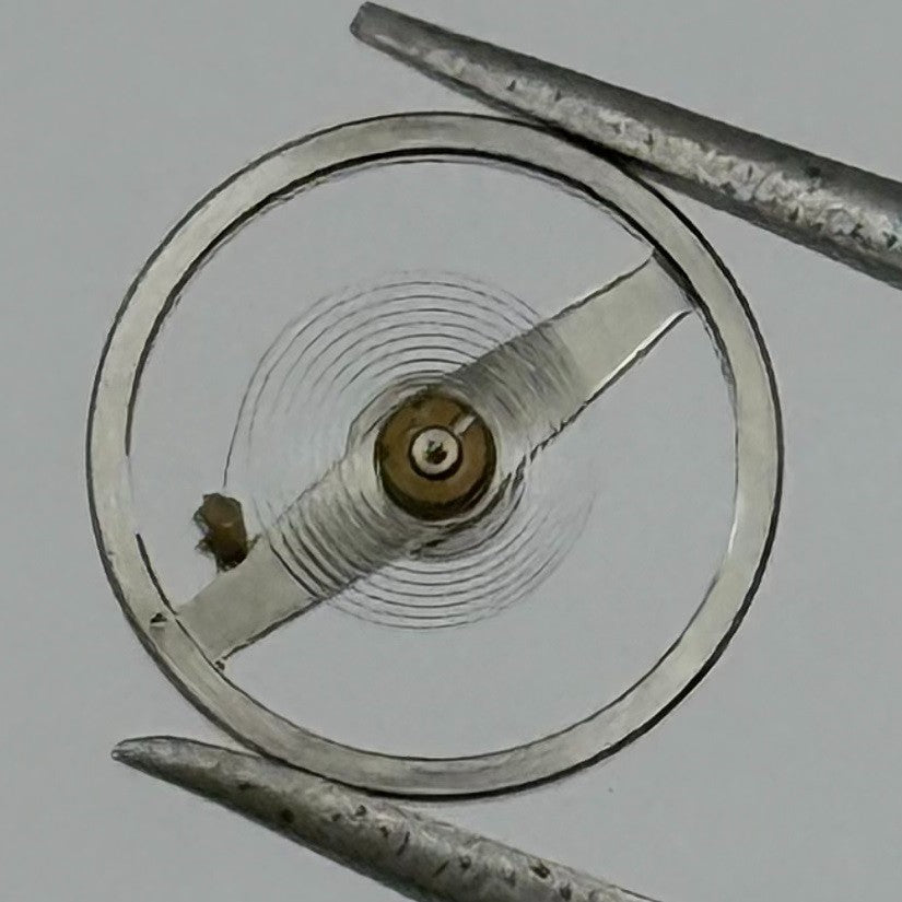 Oris 531 Balance Wheel Complete And Spring 8¾’’ Ronda 4375 Watch Movement Parts