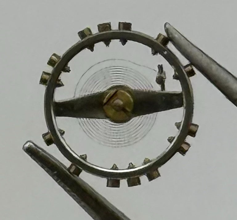 AS 976 Balance Wheel Complete And Spring 5’’’ Ronda 113 Watch Movement Parts NOS