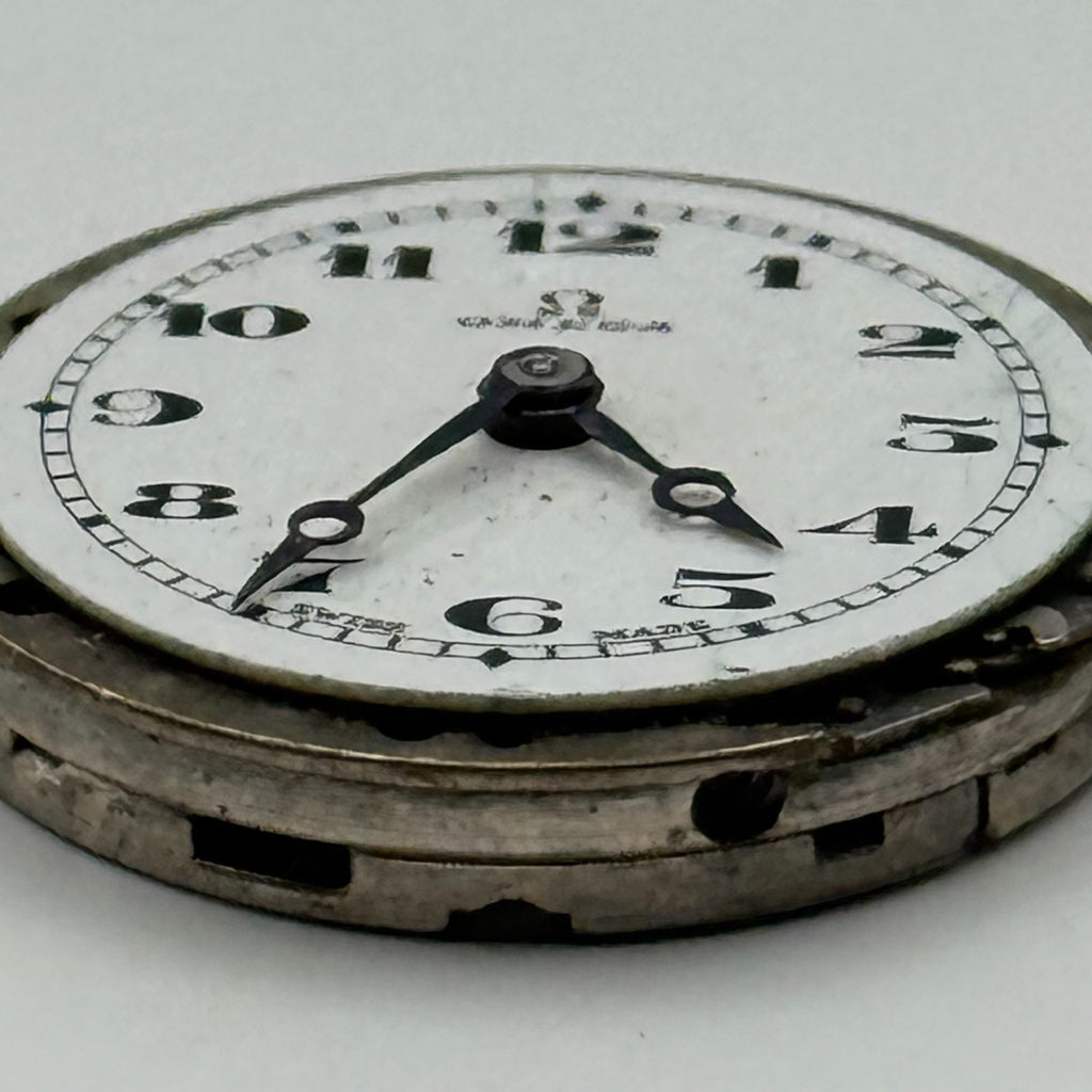 Omega 19.4S Watch Movement - Rare Calibre For Restoration Or Parts Use 19.7mm
