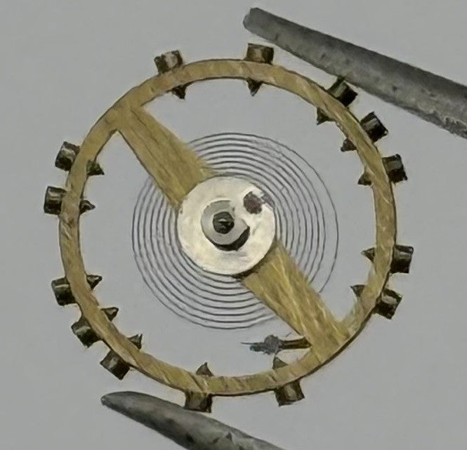 AS 1001 Balance Wheel Complete And Spring 7¾’’’ Renata 610 Watch Movement Parts