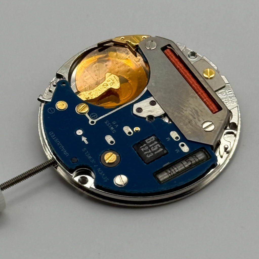 ETA 955.411 Watch Movement Running Quartz 7 Jewels Swiss Parts Repair 23.9mm