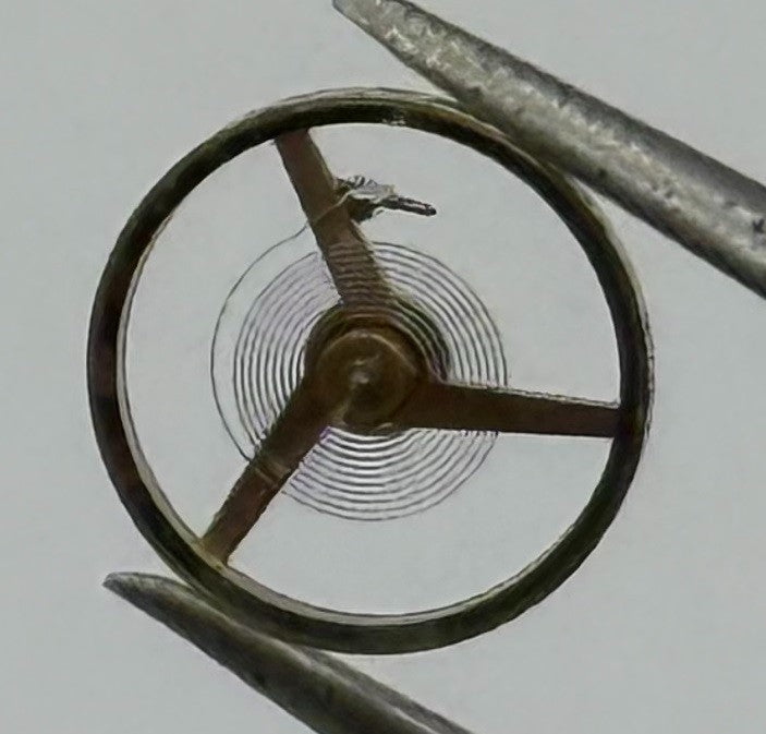 FEF 6620 Balance Wheel Complete And Spring 5½’’’ 1450 M Watch Movement Parts NOS
