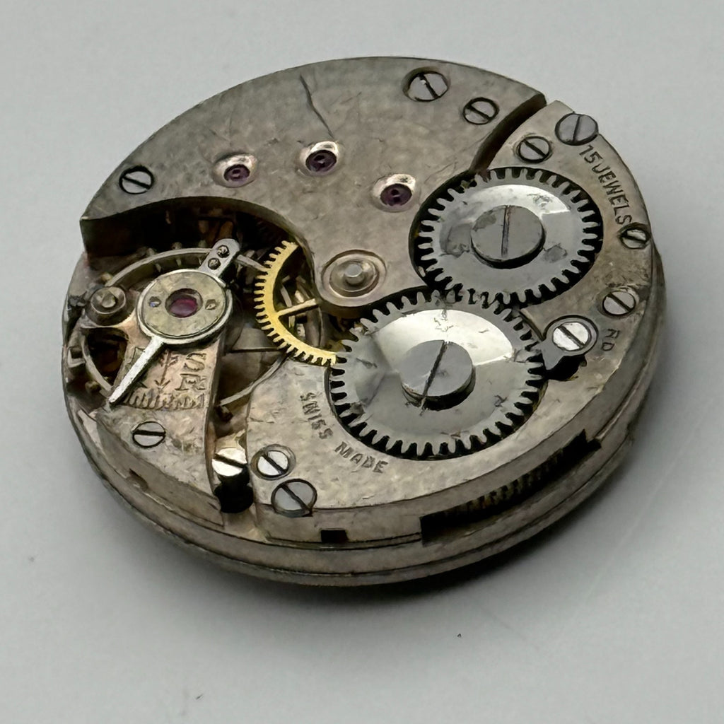 Unidentified ETA? Watch Movement 15 Jewels Swiss Manual Wind Parts Repair 23.2mm