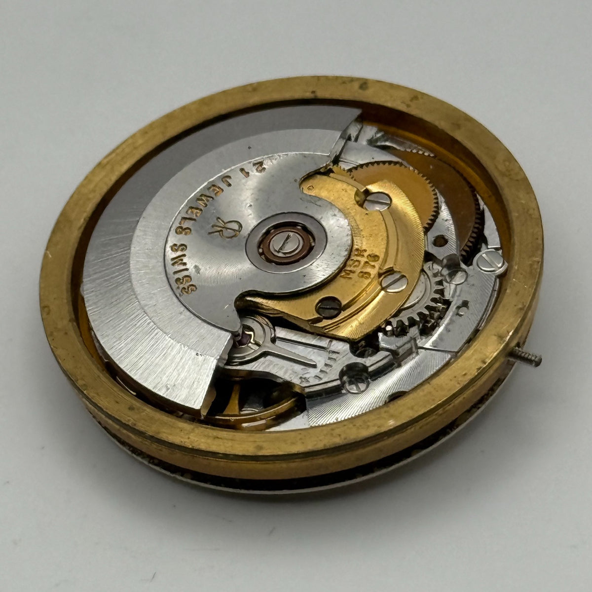 MSR S76/28 Watch Movement Garrard Date 21 Jewels Automatic Vintage Parts 30.4mm