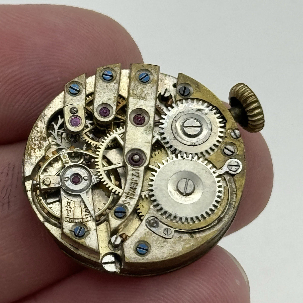 Unidentified High Grade Watch Movement - 17 Jewels - For Parts / Repair - 24.9mm