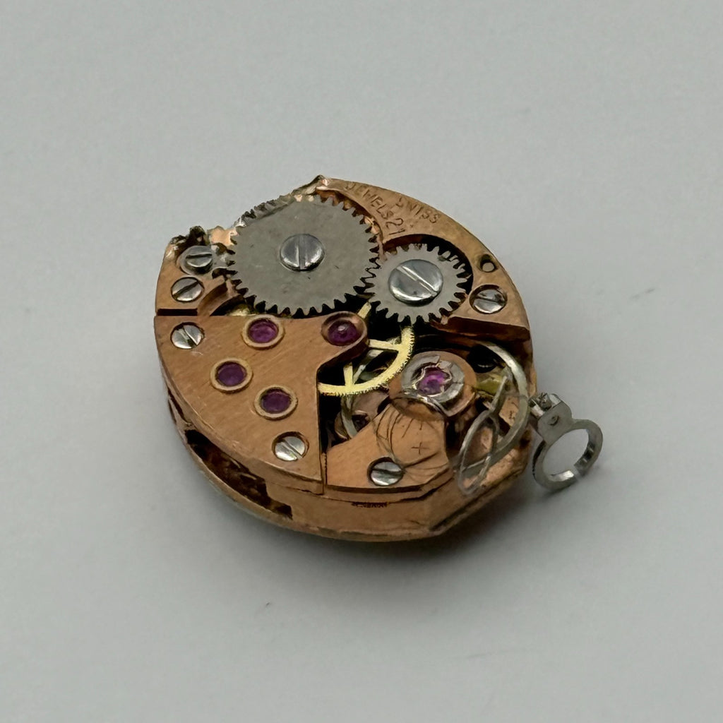 FEF 6630 Watch Movement Talis 21 Jewels Swiss Manual Wind Parts Repair 13mm