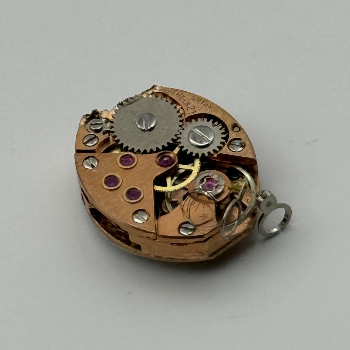 FEF 6630 Watch Movement Talis 21 Jewels Swiss Manual Wind Parts Repair 13mm