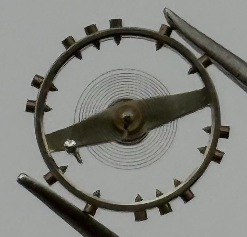 AS 415 Balance Wheel Complete And Spring 9¾’’’ Renata 10 Watch Movement Parts